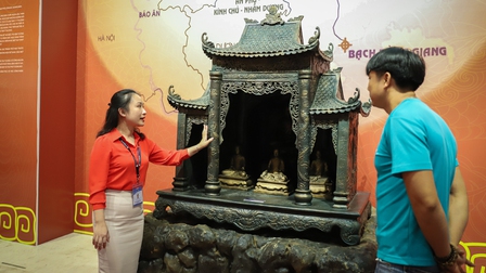 Tận mắt chiêm ngưỡng bảo vật quốc gia Phật giáo Yên Tử