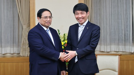 Thủ tướng Phạm Minh Chính gặp Thống đốc tỉnh Gunma Yamamoto Ichita