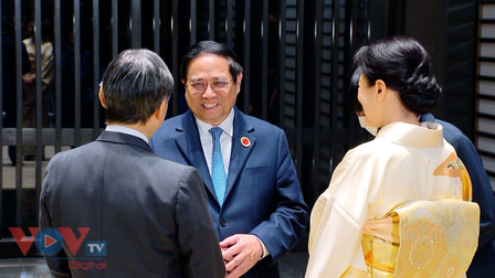 Thủ tướng Chính phủ Phạm Minh Chính hội kiến Nhà vua và Hoàng hậu Nhật Bản