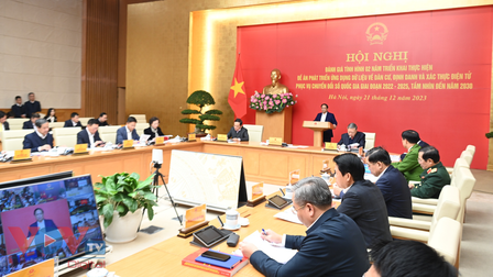 Thủ tướng Phạm Minh Chính chủ trì Hội nghị trực tuyến toàn quốc đánh giá tình hình 2 năm triển khai thực hiện Đề án 06