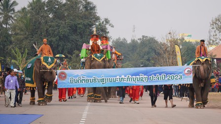 Lào: Độc đáo Lễ hội Voi Xayaboury 2023