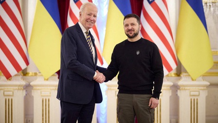 Tổng thống Mỹ Joe Biden bất ngờ thăm Ukraine