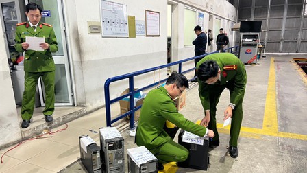 Khám xét khẩn cấp Trung tâm đăng kiểm xe cơ giới 29-10D tại Hoàng Mai