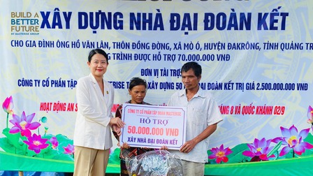 Khởi công 90 căn nhà Đại Đoàn Kết đầu tiên tại Quảng Trị và Kon Tum