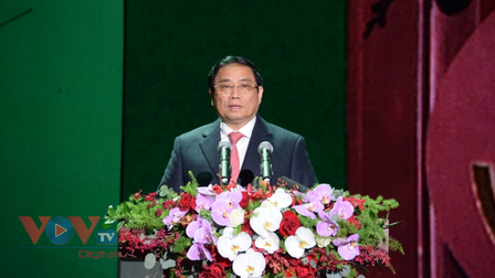Thủ tướng Phạm Minh Chính dự Lễ kỷ niệm 60 năm thành lập Vietcombank và đón nhận danh hiệu Anh hùng Lao động