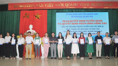 Quảng Nam: Hủy 44 kết quả trúng tuyển viên chức Ngành Giáo dục