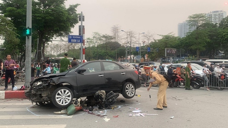 Nhân chứng kể lại giây phút rùng rợn trong vụ tai nạn liên hoàn ở Hà Nội