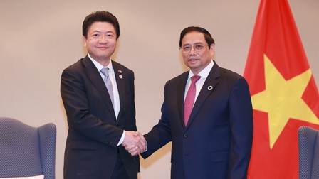 Thủ tướng Phạm Minh Chính tiếp các doanh nghiệp lớn tại Nhật Bản