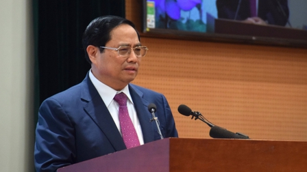 Thủ tướng Phạm Minh Chính dự Hội nghị sơ kết hoạt động ngân hàng 6 tháng đầu năm 2023