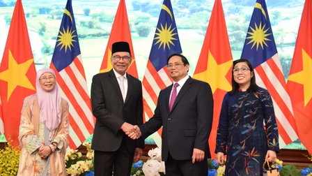 Thủ tướng Chính phủ Phạm Minh Chính đón và Hội đàm với Thủ tướng Malaysia Anwar Ibrahim