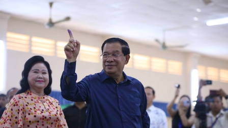 Hơn 9,7 triệu cử tri Campuchia đi bỏ phiếu bầu cử đại biểu Quốc hội
