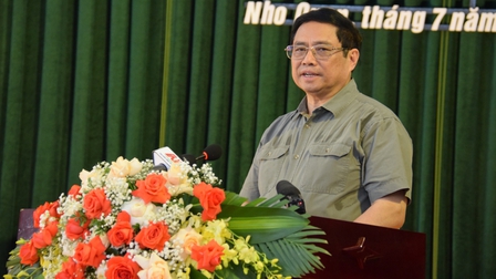Thủ tướng Phạm Minh Chính thăm Trung tâm Điều dưỡng Thương binh Nho Quan Ninh Bình
