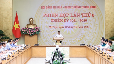 Thủ tướng chủ trì Phiên họp thứ 6 Hội đồng Thi đua-Khen thưởng Trung ương