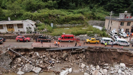 27 người thiệt mạng và mất tích do mưa lũ ở Tây An (Trung Quốc)