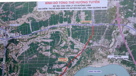 Quảng Nam xây dựng cầu 575 tỷ đồng bắc qua sông Thu Bồn