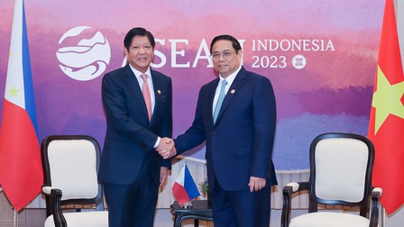 Thủ tướng Phạm Minh Chính hội kiến Tổng thống Philippines