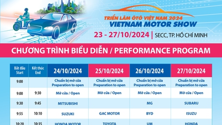 VIETNAM MOTOR SHOW 2024: Khám phá toàn cảnh lịch trình triển lãm