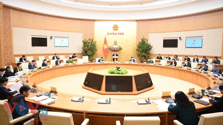 Thủ tướng Chính phủ Phạm Minh Chính chủ trì Phiên họp Chính phủ chuyên đề xây dựng pháp luật tháng 02/2024