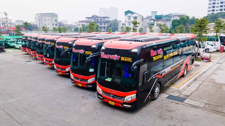 Sao Việt chính thức về thêm 10 xe cabin mới đưa vào phục vụ Tết Nguyên đán Giáp Thìn 2024