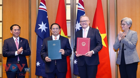 Tuyên bố chung về việc nâng cấp quan hệ lên Đối tác Chiến lược Toàn diện giữa Việt Nam và Australia