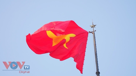Lễ Thượng cờ Thống nhất non sông tại Đôi bờ Hiền Lương-Bến Hải