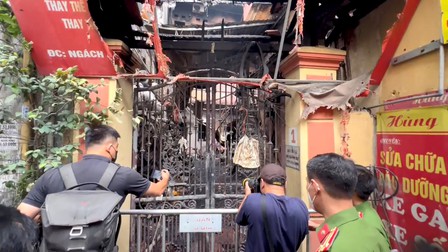 Công an Hà Nội thông tin về vụ cháy nhà dân ở phố Trung Kính