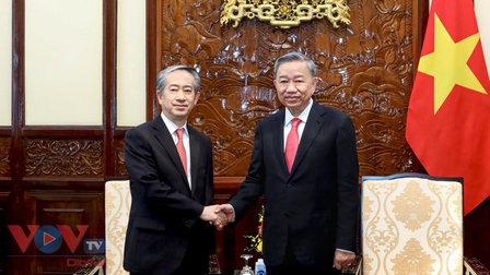 Chủ tịch nước Tô Lâm tiếp Đại sứ Trung Quốc tại Việt Nam Hùng Ba
