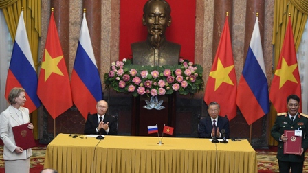 Việt Nam và Liên bang Nga ký kết 11 văn kiện hợp tác