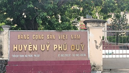 Tạm đình chỉ chức vụ Chủ tịch UBND huyện đảo Phú Quý