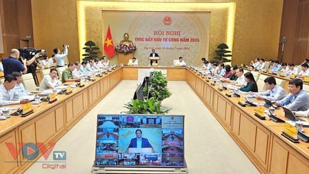 Thủ tướng Phạm Minh Chính chủ trì hội nghị thúc đẩy đầu tư công năm 2024