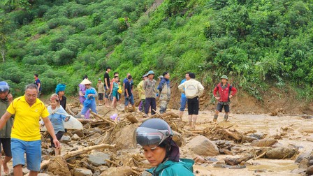 Điện Biên: Lũ quét tại Mường Pồn, ít nhất 7 người chết, mất tích