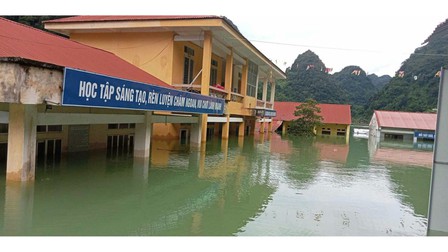 Cao Bằng: Hàng trăm hộ dân ở xã đặc biệt khó khăn bị cô lập do nước lũ