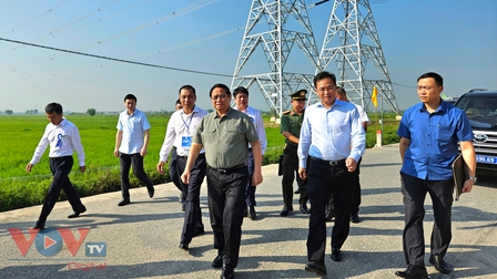 Thủ tướng Phạm Minh Chính dự Lễ khánh thành dự án đường dây 500 kV mạch 3 Quảng Trạch – Phố Nối