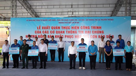 TP.HCM xuất quân thực hiện công trình hỗ trợ đồng bào miền Bắc