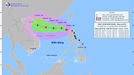 Thủ tướng yêu cầu khẩn trương ứng phó bão số 3