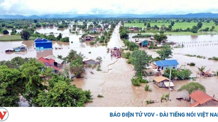 Lũ lụt tại Campuchia có thể ảnh hưởng tới xuất khẩu thóc sang Việt Nam