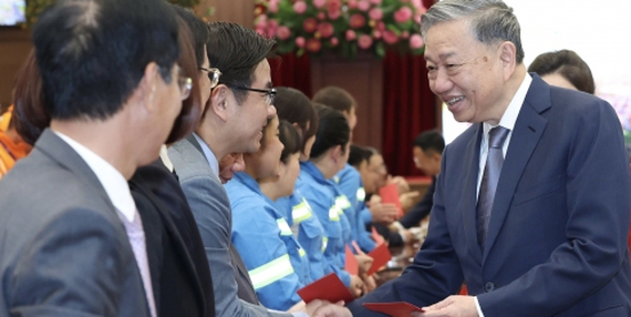 Tổng Bí thư Tô Lâm thăm, chúc Tết Đảng bộ Hà Nội, các đơn vị công an và quân đội