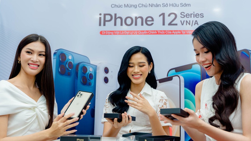 Sao Việt đang chạy đua sắm iPhone mới, sau Ngọc Trinh, Bảo Thy... đến lượt 3 nàng tân Hoa hậu cũng "chốt đơn" iPhone 12 chính hãng
