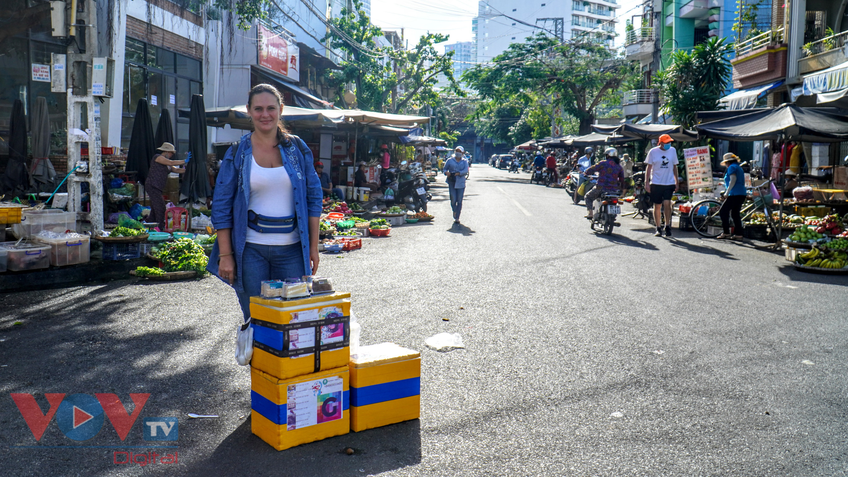 Buổi sáng bên chợ Xóm Mới, Nha Trang