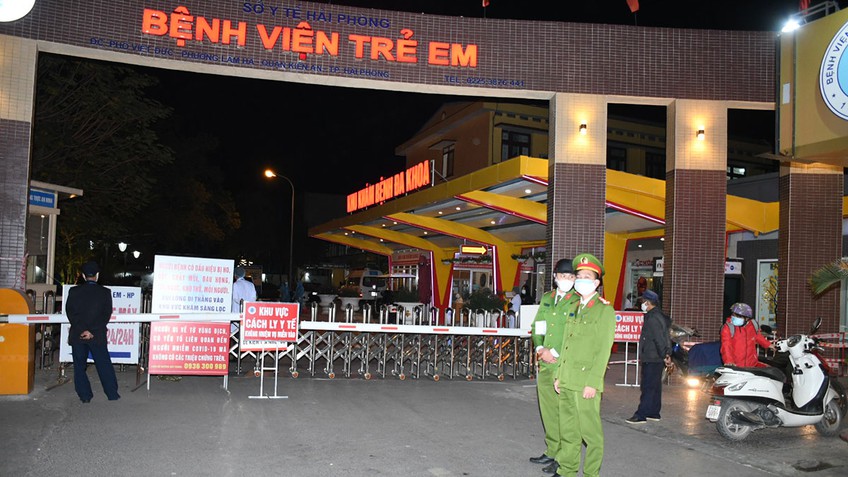 Thông tin ban đầu về trường hợp dương tính với Covid-19 tại BV Trẻ em Hải Phòng