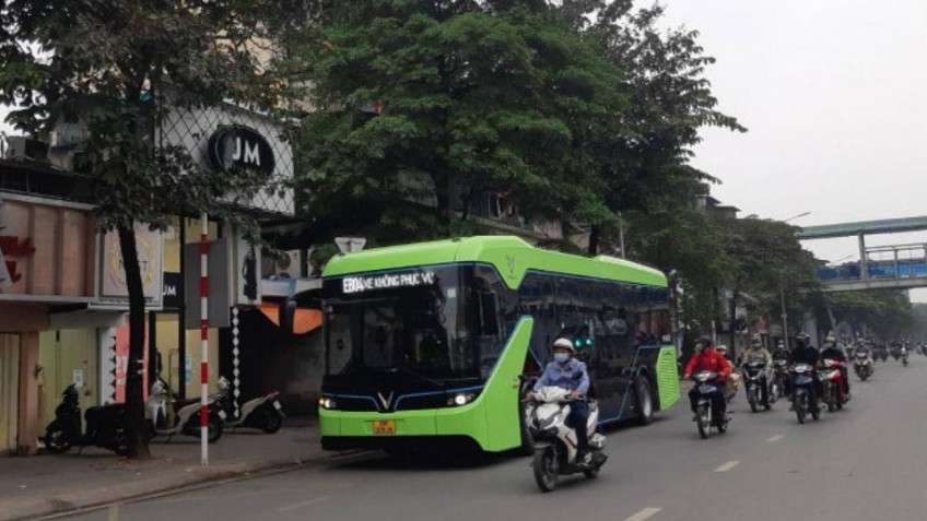 Hà Nội: Ngày 2/12, khai trương tuyến xe buýt điện đầu tiên