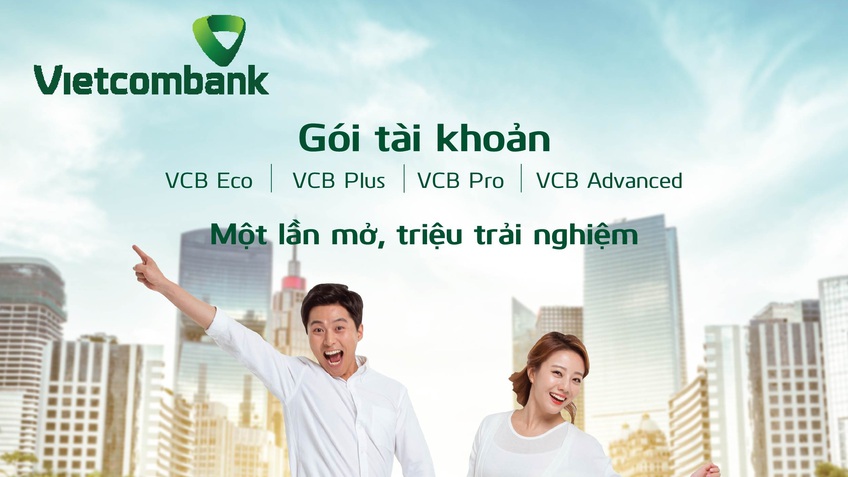 Vietcombank ra mắt 4 gói tài khoản đặc biệt vượt trội dành cho khách hàng cá nhân