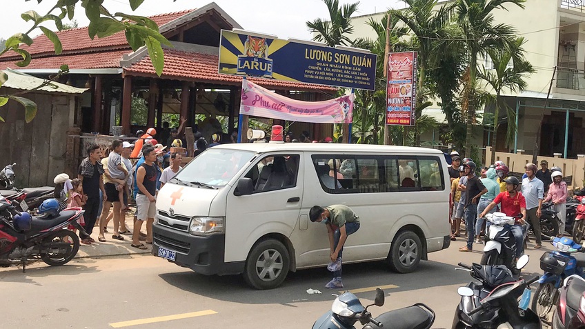 Đầu bếp chết, 2 vợ chồng nguy kịch ở quán nhậu