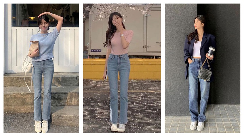 Học nàng blogger Hàn cách diện jeans “đỉnh của chóp”: Vừa hack dáng vừa thanh lịch để đến sở làm