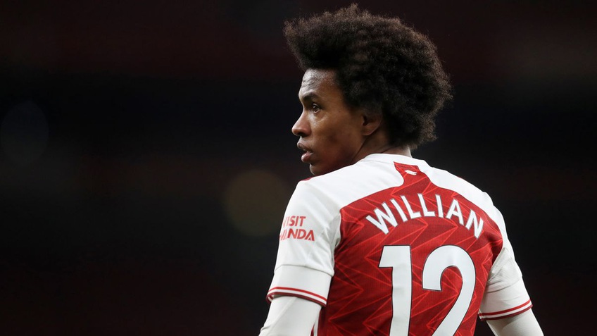 Willian sẽ theo chân David Luiz rời Arsenal