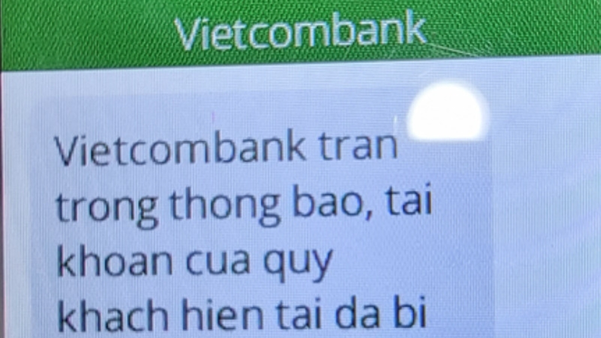 Vietcombank cảnh báo hiện tượng mạo danh tin nhắn thương hiệu