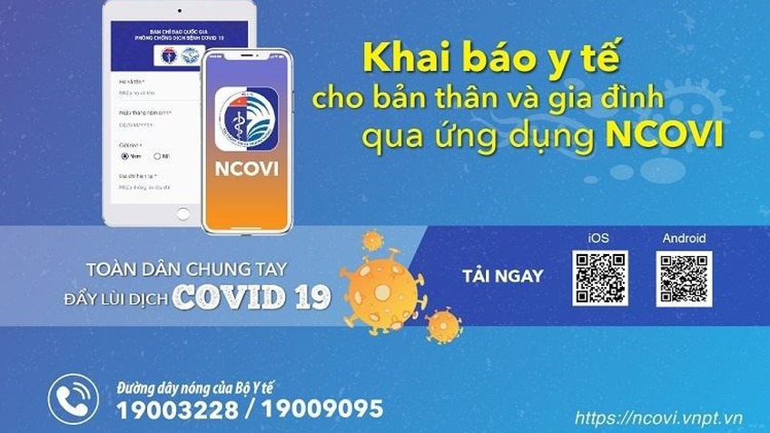 Việt Nam đang sử dụng ứng dụng công nghệ thông tin nào trong phòng chống dịch 