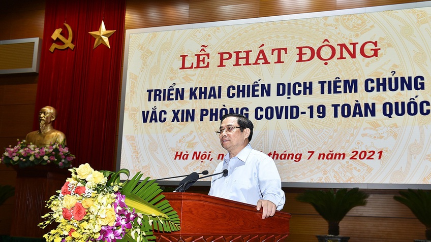 Thủ tướng phát động chiến dịch tiêm chủng vaccine phòng Covid-19 toàn quốc