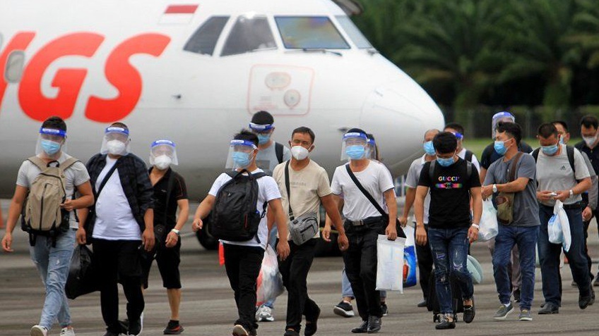 Indonesia cấm lao động nước ngoài nhập cảnh trong thời gian giới hạn
