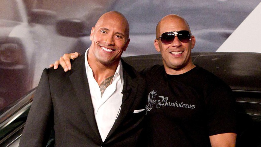Mối thù giữa The Rock và Vin Diesel